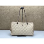 CHANEL A66806 FRENCH RIVIERA ZIP SHOPPING TOTE